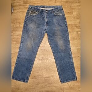 Carhartt Men's Pants Blue Jeans Size 38x30